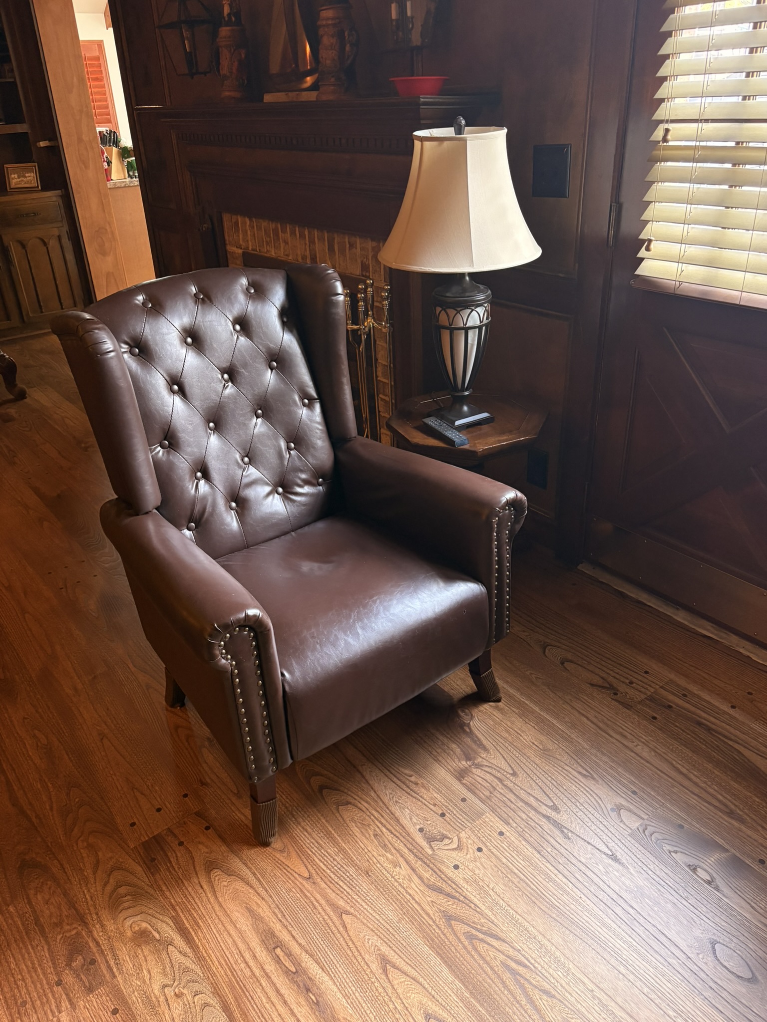 chair on Elm floor