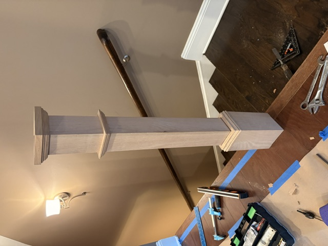 Replacing old newel posts