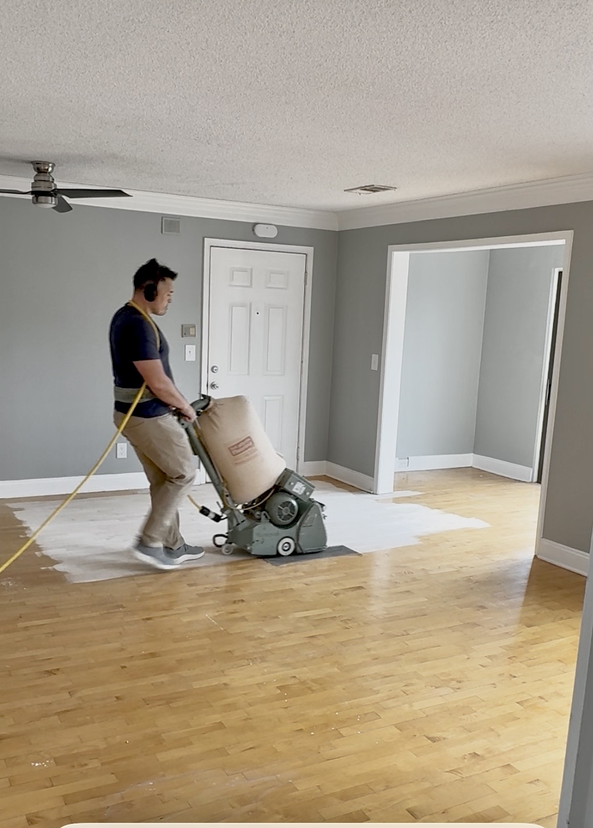 sanding maple floors