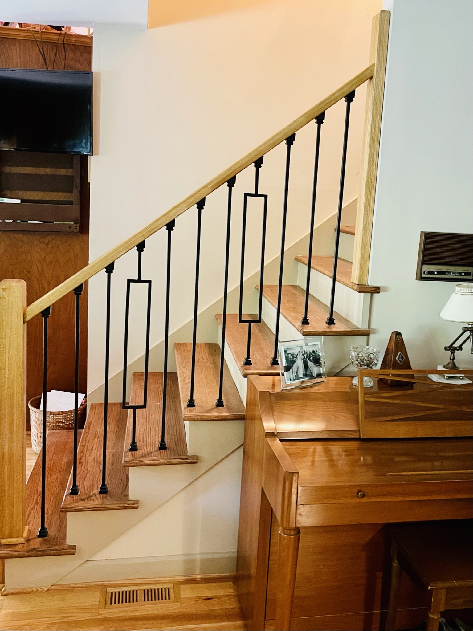 Square single rectangle iron balusters