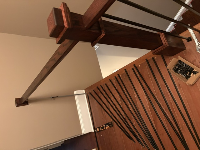 installaing metal balusters