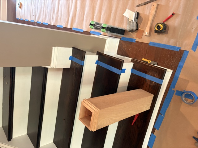 installing newel post